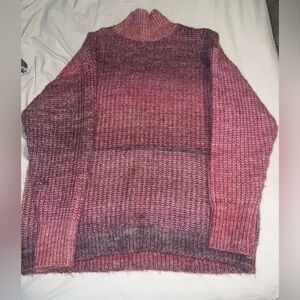 Aqua Pink Sweater